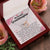 Beautiful Granddaughter Necklace - You Will Always Be In My Heart Interlocking Hearts Necklace