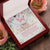 Feel My Love - Best Gift For Granddaughter Interlocking Hearts Necklace