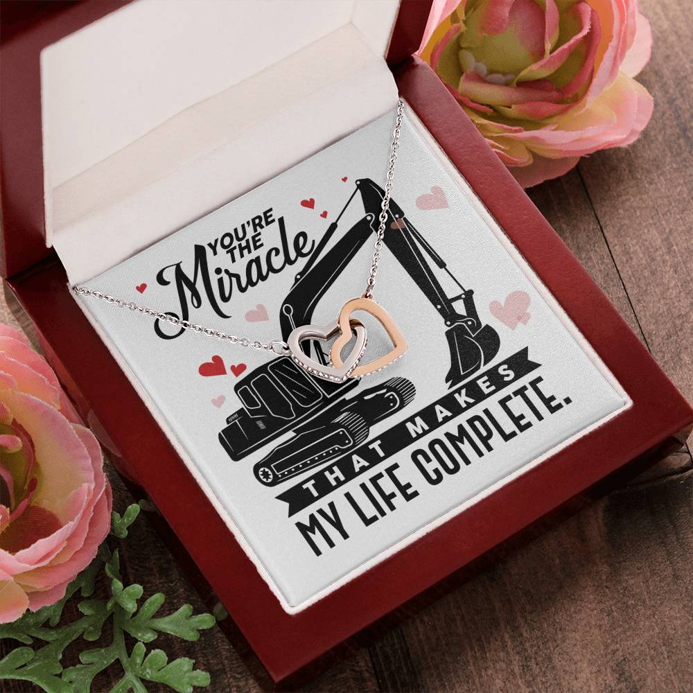 Heo'S Girlfriend- Interlocking Heart Necklace Interlocking Hearts Necklace