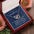 Mom Remembrance - 2 Hearts Necklace - Love Daughter Interlocking Hearts Necklace