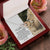To My Daughter - This Old Lion Will Always Have Your Back Interlocking Hearts Necklace