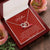 To My Mother Interlocking Hearts Necklace Message Card