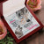Gift For Mom - Interlocking Heart Necklace Interlocking Hearts Necklace