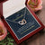 To My Granddaughter Heart Necklace Interlocking Hearts Necklace