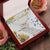To My Granddaughter Interlocking Hearts Necklace Message Card