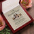 To My Queen - I Loved You Then Interlocking Hearts Necklace
