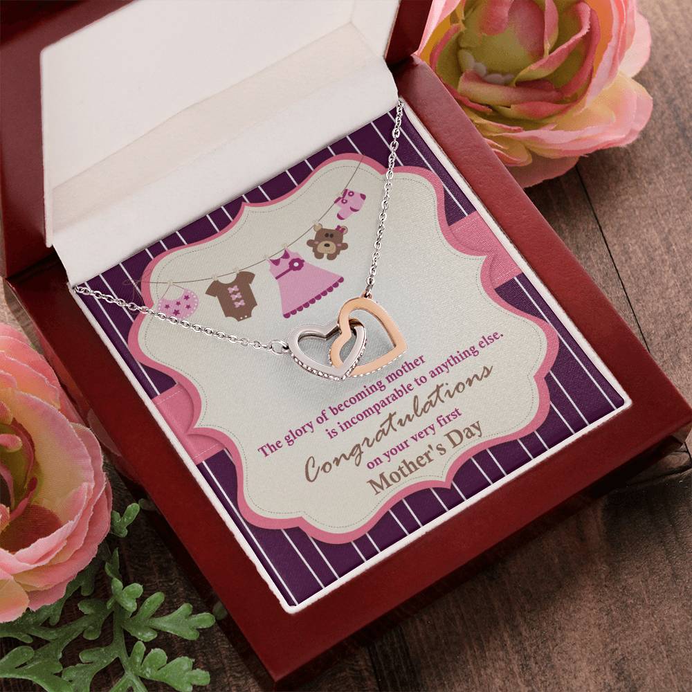 Interlocked Hearts - Mother'S Day Interlocking Hearts Necklace