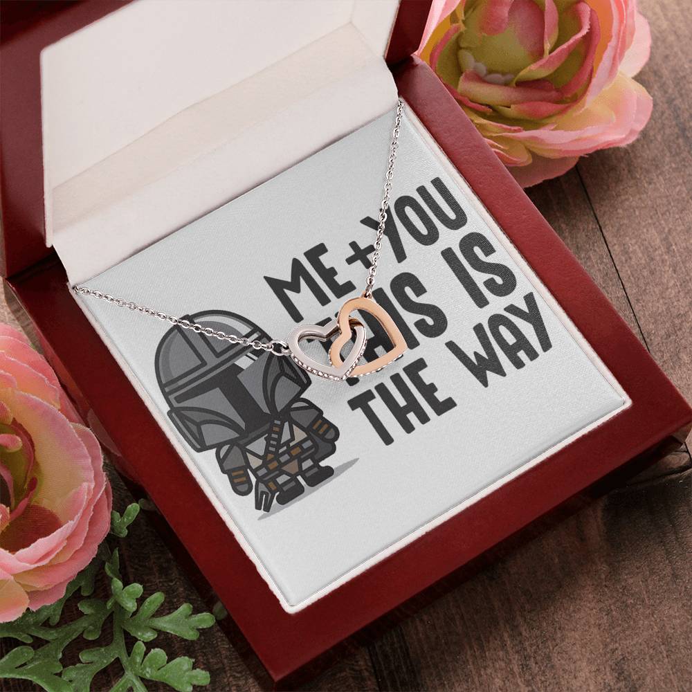 Me And You Interlocking Hearts Necklace