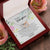 To My Daughter Interlocking Heart Neclace With Message Card Jewelry Gift From Mom To Daughter Interlocking Hearts Necklace