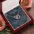 To My Daughter - I Promise To Love You For The Rest Of My Life Interlocking Hearts Necklace