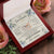 To My Granddaughter From Grandma - Interlocking Heart Necklace Interlocking Hearts Necklace
