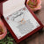 To My Granddaughter Interlocking Hearts Necklace Message Card