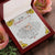 To My Daughter-In-Law You'Re Also My Daughter In Heart Interlocking Hearts Necklace