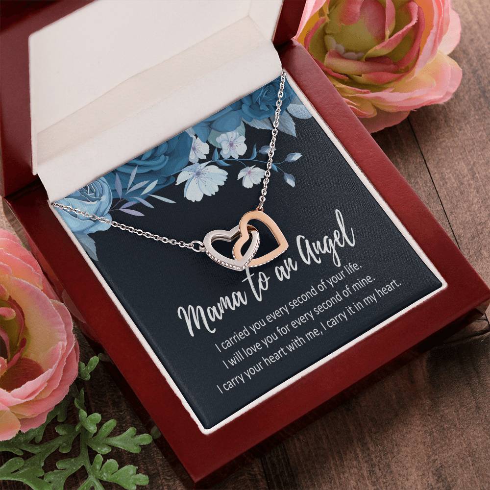 Miscarriage Necklace Gift For Moms Interlocking Hearts Necklace