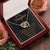 To My Daughter - Two Hearts Interlocking Hearts Necklace