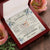 To My Granddaughter From Grandpa - Interlocking Heart Necklace Interlocking Hearts Necklace