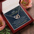To My Beautiful Granddaughter - You'Ll Always And Forever Be In My Heart - Necklace Interlocking Hearts Necklace