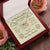 To My Amazing Mom Interlocking Hearts Necklace