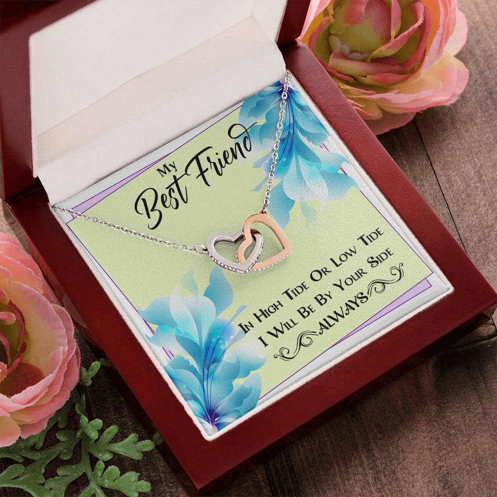 A Gift For Best Friend Interlocking Hearts Necklace