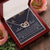Mother Of The Bride Interlocking Hearts Necklace Message Card