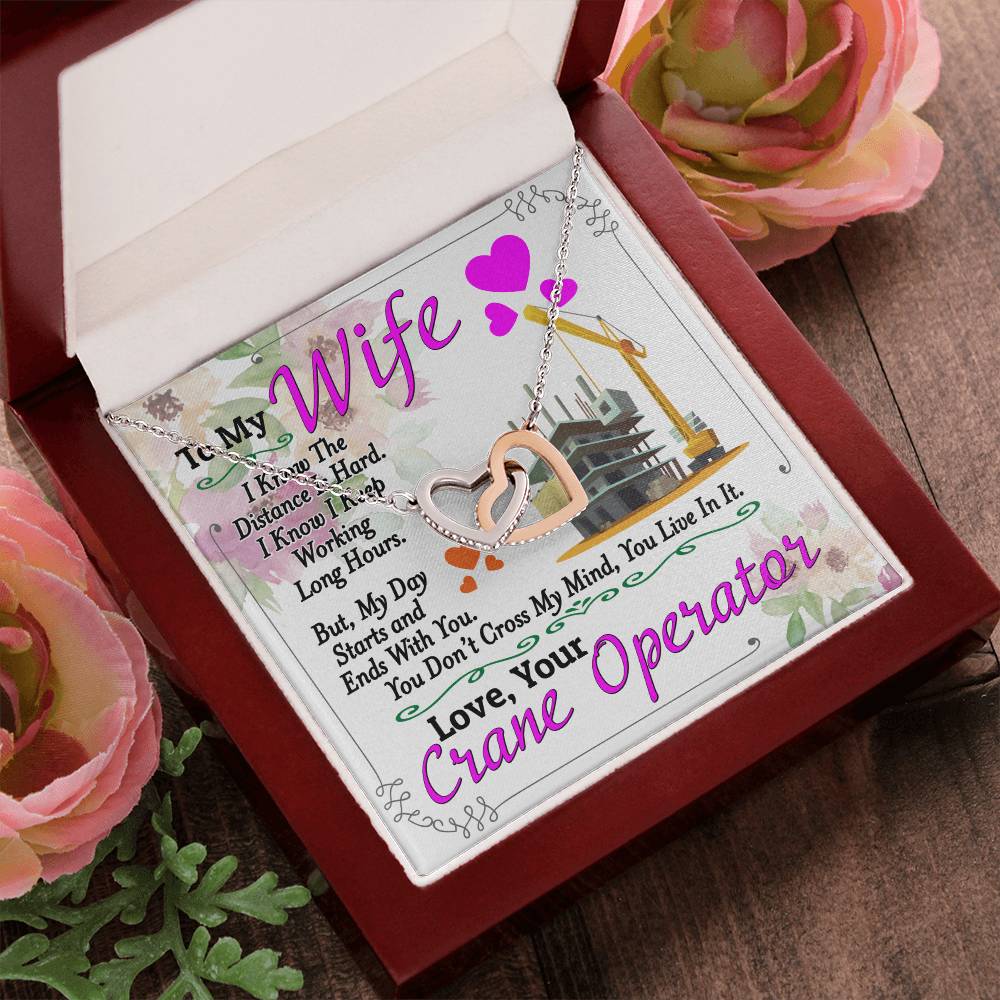 Crane Operator'S Wife - Interlocking Heart Necklace Interlocking Hearts Necklace