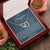 To My Daughter - Always Be My Little Girl - Heart Necklace Interlocking Hearts Necklace