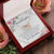 To My Granddaughter - Interlocking Hearts Necklace