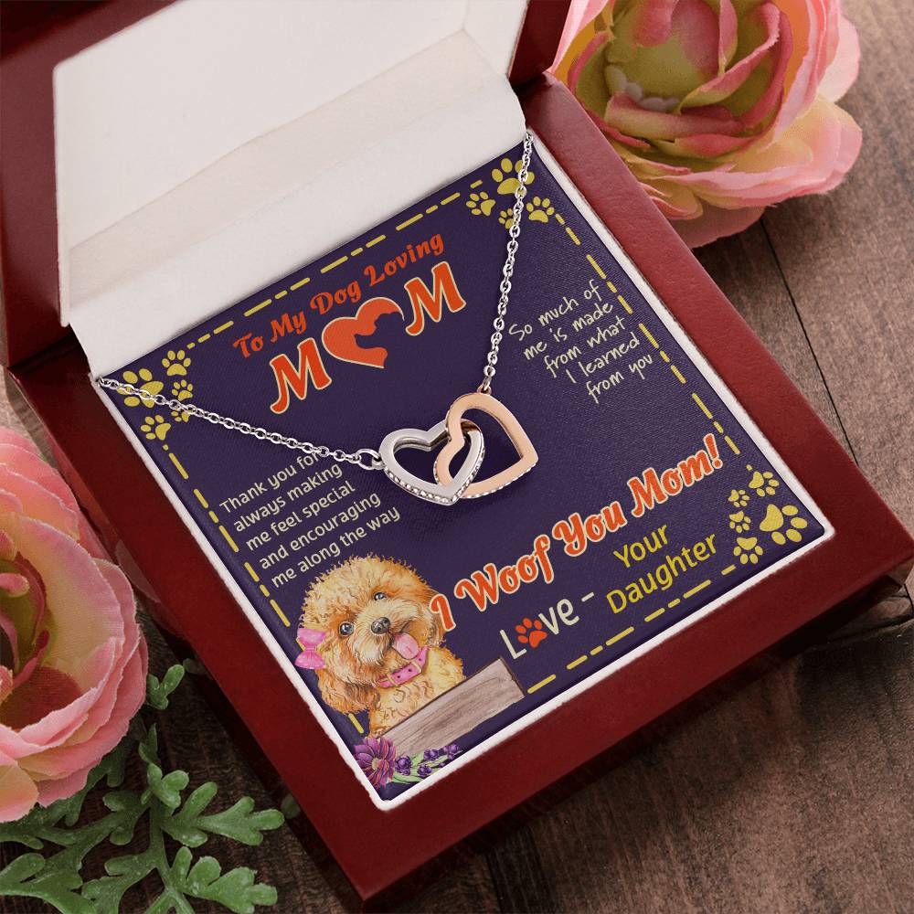 To My Mom - You Are Special - Necklace Interlocking Hearts Necklace