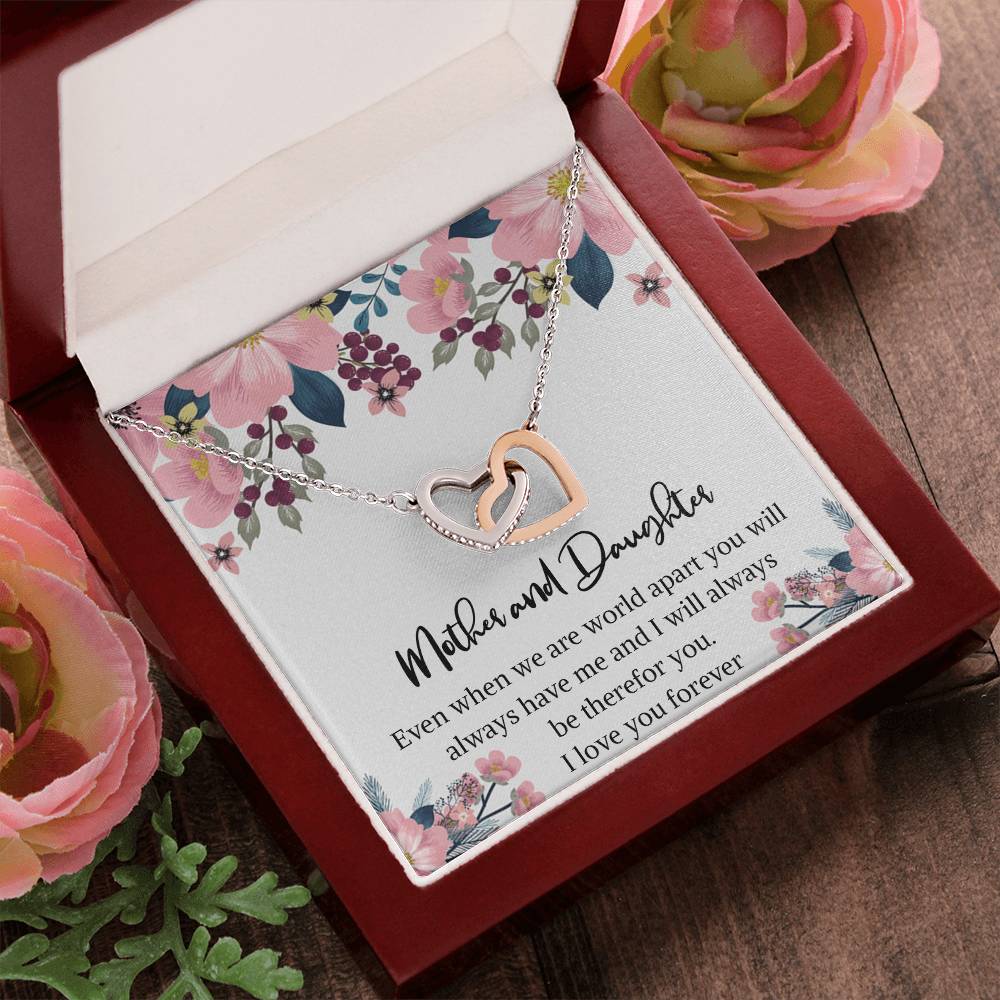 Mom And Daughter Necklace Mother Daughter Jewelry Mother Daughter Necklace Mother And Daughter Necklacemother And Daughter Birthday Gift Interlocking Hearts Necklace
