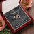 To My Daughter - My Love Will Follow You Wherever You Go - Interlocking Heart Necklace Interlocking Hearts Necklace