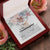 To My Granddaughter - Always Remember Interlocking Hearts Necklace