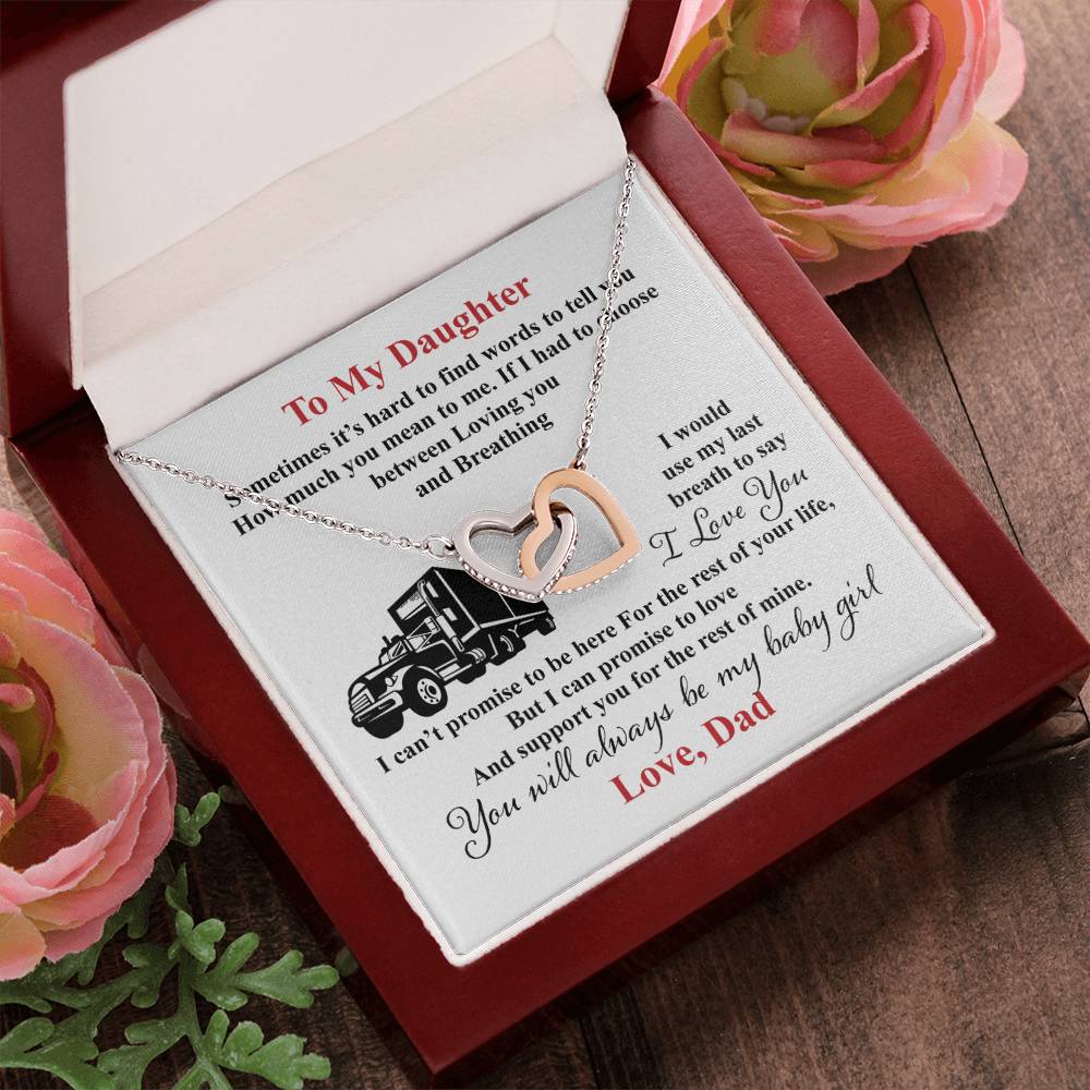 Trucker'S Daughter - Interlocking Heart Necklace Interlocking Hearts Necklace