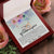 To My Granddaughter Love Always Mema Interlocking Hearts Necklace
