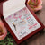 To My Wife Interlocking Hearts Necklace