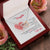 My Daughter - I Am Lucky To Have You Interlocking Hearts Necklace