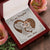 I'M Proud Of You - Best Gift For Daughter Interlocking Hearts Necklace