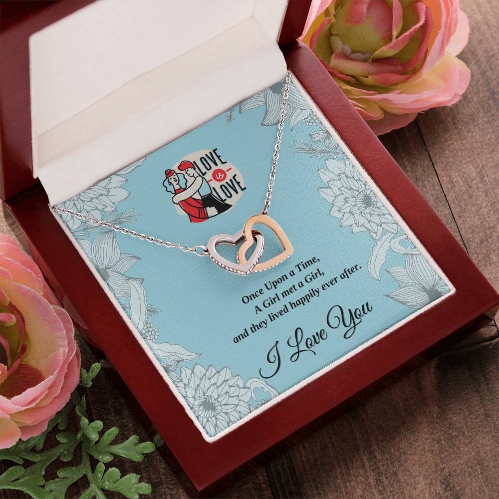 Interlocked Hearts - Once Upon A Time - Love Is Love Interlocking Hearts Necklace