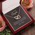 Personalized Heart Necklace And Jewelry Box Interlocking Hearts Necklace