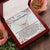 To My Granddaughter Interlocking Hearts Necklace