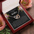 Loving Memory Brother Interlocking Hearts Necklace