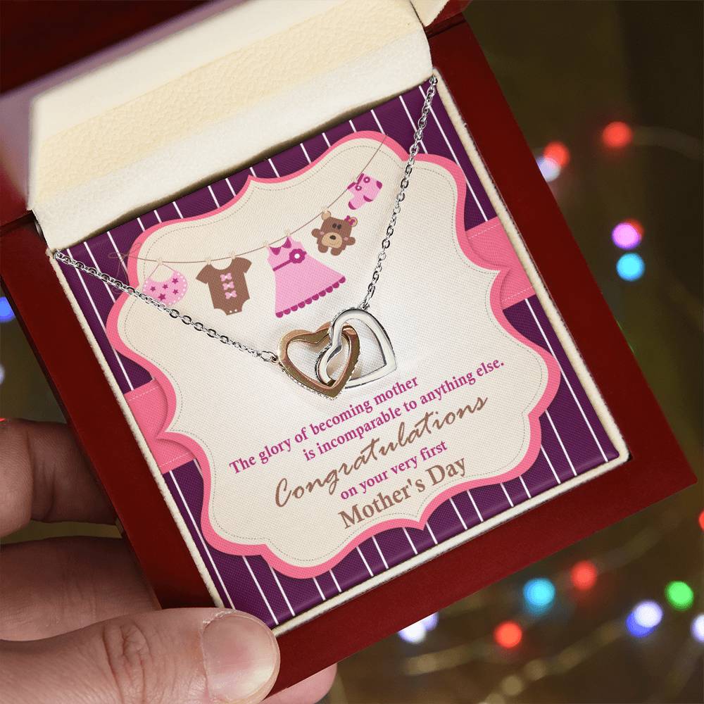 Interlocked Hearts - Mother'S Day Interlocking Hearts Necklace