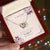 Heart To Heart Never-Ending Love Necklace From Son Interlocking Hearts Necklace