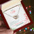 Love To My Wife - Interlocking Hearts Necklace With On Demand Message Card