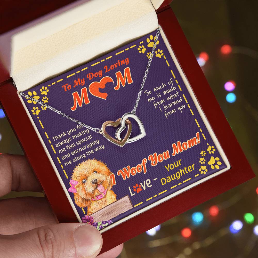 To My Mom - You Are Special - Necklace Interlocking Hearts Necklace