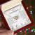 To My Granddaughter - Interlocking Heart Necklace Interlocking Hearts Necklace