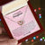 To My Daughter - You’Re My Sunshine- Interlocking Necklace Interlocking Hearts Necklace