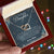 To My Daughter - I Promise To Love You For The Rest Of My Life Interlocking Hearts Necklace