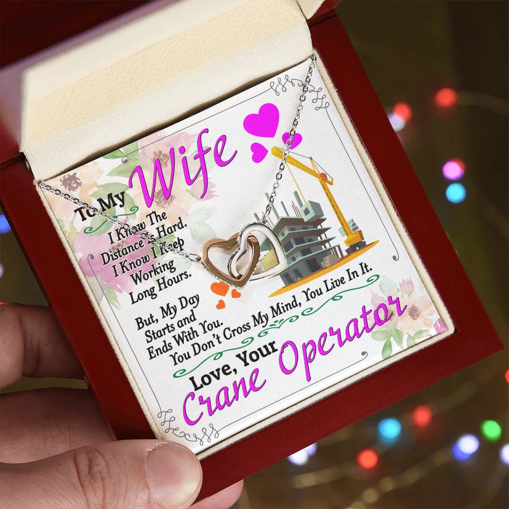 Crane Operator'S Wife - Interlocking Heart Necklace Interlocking Hearts Necklace