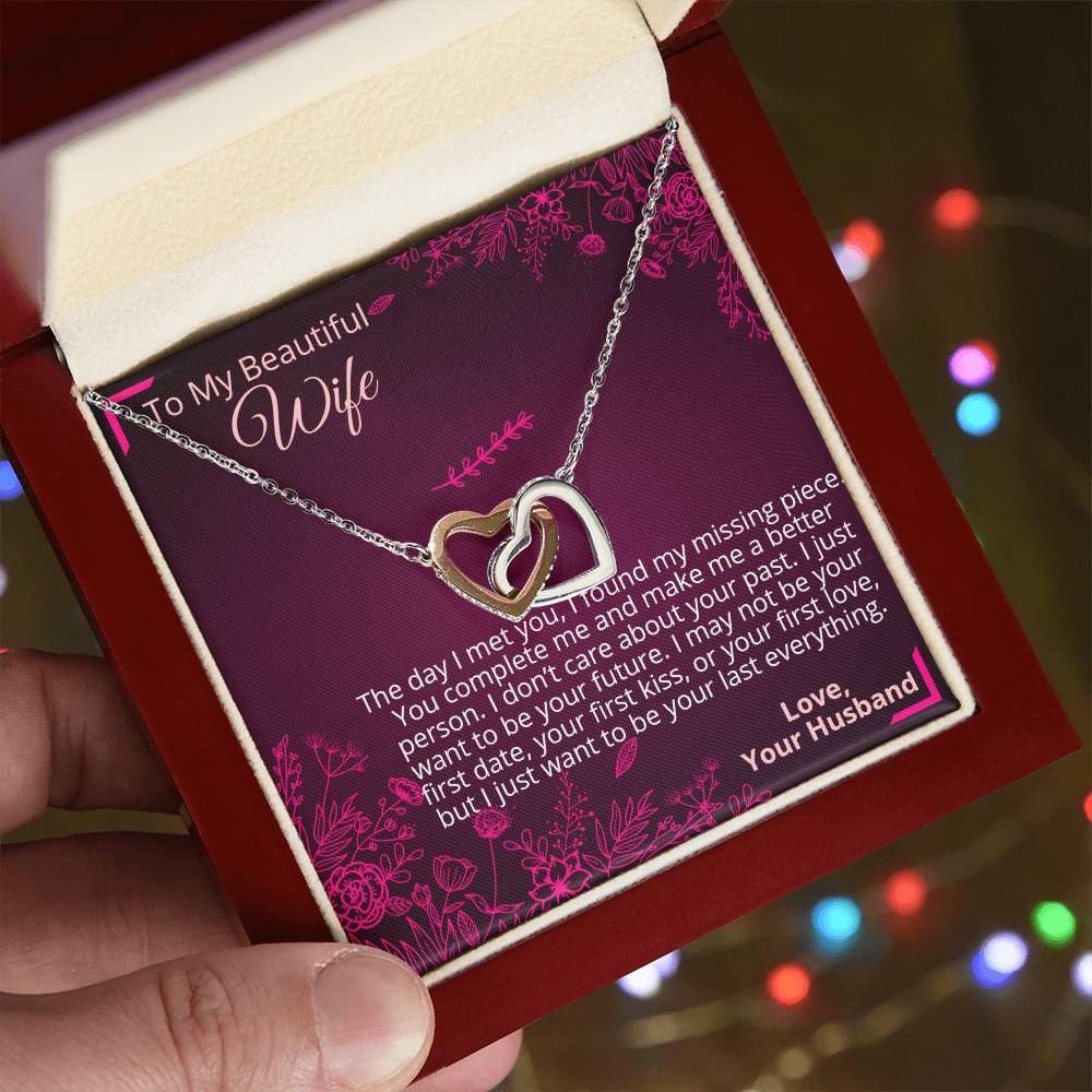 I Met You - Interlocked Hearts Interlocking Hearts Necklace