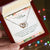 To Mom - For All The Time I Forgot - Necklace Interlocking Hearts Necklace